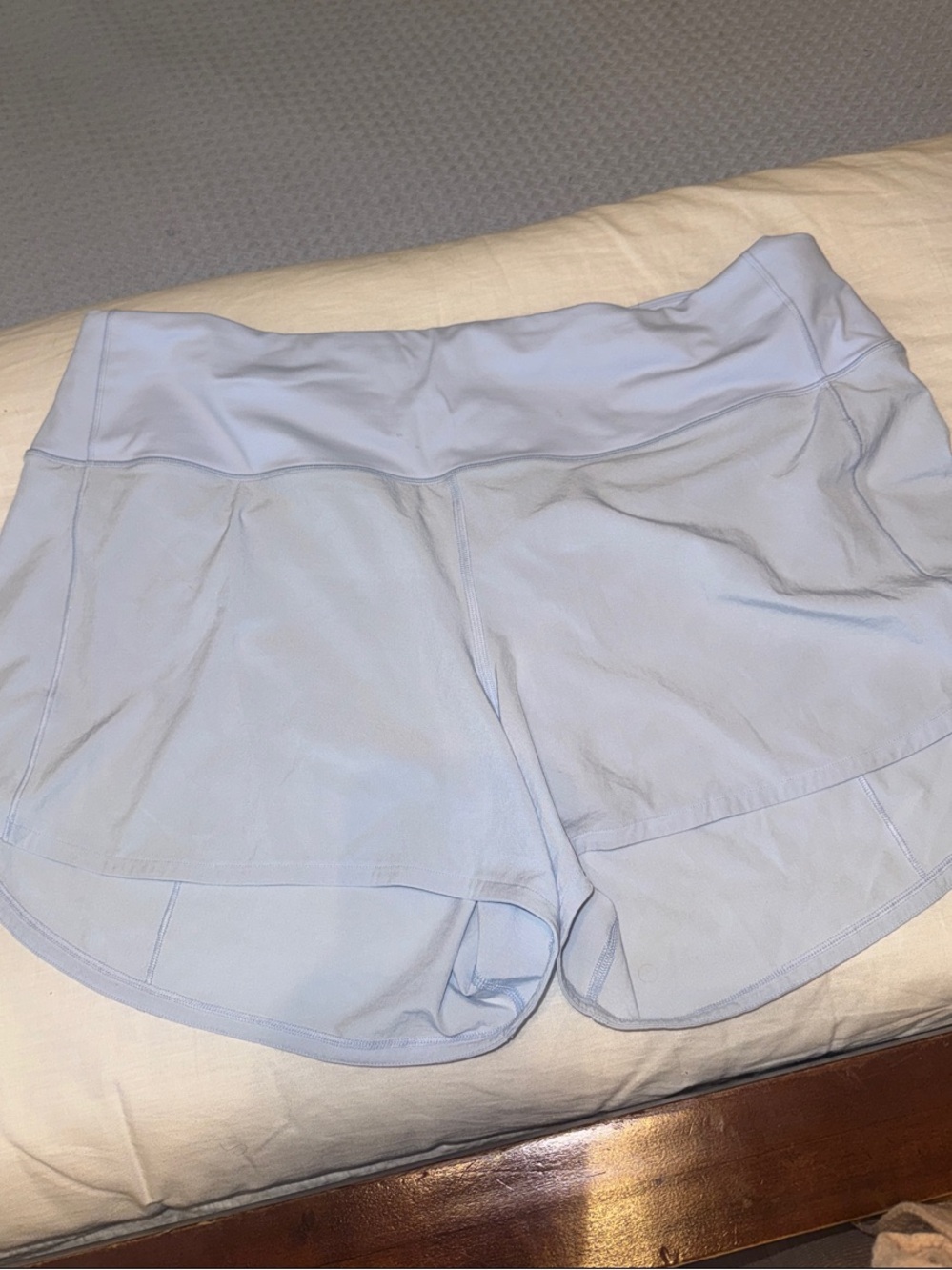 lululemon athletica Light Blue Athletic Skort with Built-In Shorts
